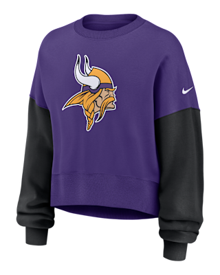 【Nike】 Minnesota Vikings Logo NFL Long-Sleeve Windshirt Nike Minnesota Vikings Nfl Long-Sleeve Windshirt - White